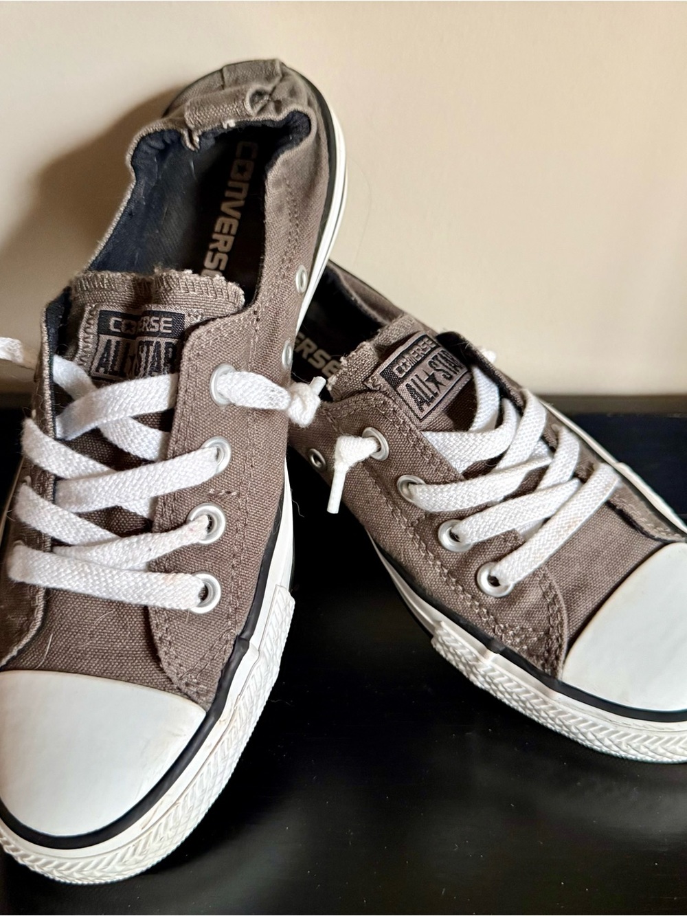 Converse Chuck Taylor All Star Shoreline Slip Sneakers / Gray Canvas / Women’s 8